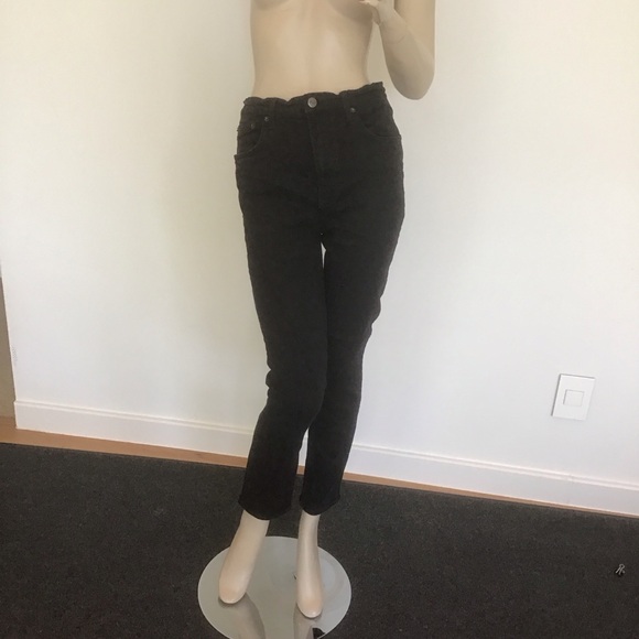 Reformation Jeans High & Skinny Waist Rise Black Wash Stretch Denim 29 - Picture 1 of 8